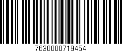 Código de barras (EAN, GTIN, SKU, ISBN): '7630000719454'