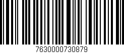 Código de barras (EAN, GTIN, SKU, ISBN): '7630000730879'