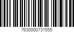 Código de barras (EAN, GTIN, SKU, ISBN): '7630000731555'