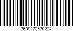 Código de barras (EAN, GTIN, SKU, ISBN): '7639773570224'