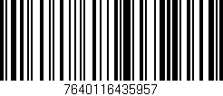 Código de barras (EAN, GTIN, SKU, ISBN): '7640116435957'