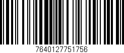 Código de barras (EAN, GTIN, SKU, ISBN): '7640127751756'