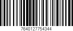 Código de barras (EAN, GTIN, SKU, ISBN): '7640127754344'