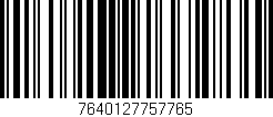 Código de barras (EAN, GTIN, SKU, ISBN): '7640127757765'