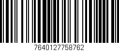 Código de barras (EAN, GTIN, SKU, ISBN): '7640127758762'