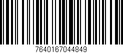 Código de barras (EAN, GTIN, SKU, ISBN): '7640167044849'