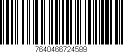 Código de barras (EAN, GTIN, SKU, ISBN): '7640466724589'