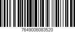 Código de barras (EAN, GTIN, SKU, ISBN): '7649006083520'