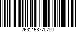 Código de barras (EAN, GTIN, SKU, ISBN): '7662156770799'