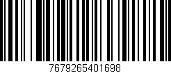 Código de barras (EAN, GTIN, SKU, ISBN): '7679265401698'