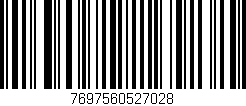 Código de barras (EAN, GTIN, SKU, ISBN): '7697560527028'