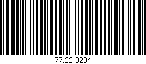 Código de barras (EAN, GTIN, SKU, ISBN): '77.22.0284'