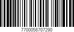 Código de barras (EAN, GTIN, SKU, ISBN): '7700056707290'