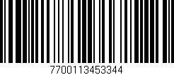 Código de barras (EAN, GTIN, SKU, ISBN): '7700113453344'