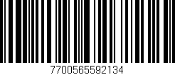 Código de barras (EAN, GTIN, SKU, ISBN): '7700565592134'