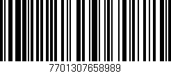 Código de barras (EAN, GTIN, SKU, ISBN): '7701307658989'