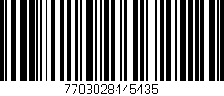 Código de barras (EAN, GTIN, SKU, ISBN): '7703028445435'