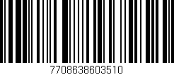 Código de barras (EAN, GTIN, SKU, ISBN): '7708638603510'