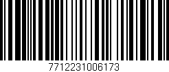 Código de barras (EAN, GTIN, SKU, ISBN): '7712231006173'