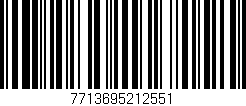 Código de barras (EAN, GTIN, SKU, ISBN): '7713695212551'