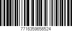 Código de barras (EAN, GTIN, SKU, ISBN): '7716359656524'