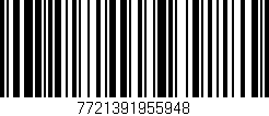 Código de barras (EAN, GTIN, SKU, ISBN): '7721391955948'