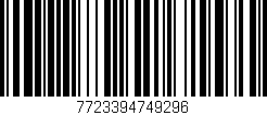 Código de barras (EAN, GTIN, SKU, ISBN): '7723394749296'