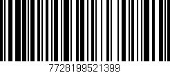 Código de barras (EAN, GTIN, SKU, ISBN): '7728199521399'