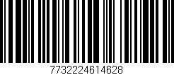 Código de barras (EAN, GTIN, SKU, ISBN): '7732224614628'