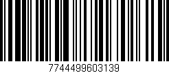 Código de barras (EAN, GTIN, SKU, ISBN): '7744499603139'