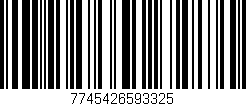 Código de barras (EAN, GTIN, SKU, ISBN): '7745426593325'