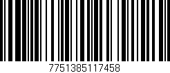 Código de barras (EAN, GTIN, SKU, ISBN): '7751385117458'