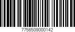 Código de barras (EAN, GTIN, SKU, ISBN): '7756509000142'