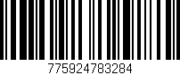 Código de barras (EAN, GTIN, SKU, ISBN): '775924783284'