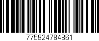 Código de barras (EAN, GTIN, SKU, ISBN): '775924784861'