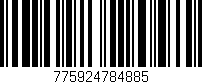 Código de barras (EAN, GTIN, SKU, ISBN): '775924784885'