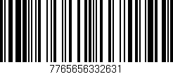 Código de barras (EAN, GTIN, SKU, ISBN): '7765656332631'