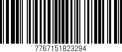 Código de barras (EAN, GTIN, SKU, ISBN): '7767151823294'