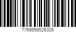 Código de barras (EAN, GTIN, SKU, ISBN): '7769856526326'