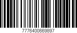 Código de barras (EAN, GTIN, SKU, ISBN): '7776400669897'
