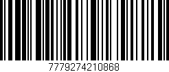 Código de barras (EAN, GTIN, SKU, ISBN): '7779274210868'