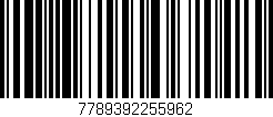 Código de barras (EAN, GTIN, SKU, ISBN): '7789392255962'