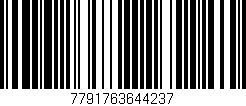 Código de barras (EAN, GTIN, SKU, ISBN): '7791763644237'