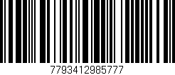 Código de barras (EAN, GTIN, SKU, ISBN): '7793412985777'