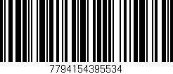 Código de barras (EAN, GTIN, SKU, ISBN): '7794154395534'