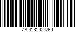 Código de barras (EAN, GTIN, SKU, ISBN): '7796262323263'