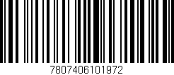 Código de barras (EAN, GTIN, SKU, ISBN): '7807406101972'