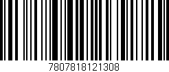 Código de barras (EAN, GTIN, SKU, ISBN): '7807818121308'