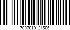 Código de barras (EAN, GTIN, SKU, ISBN): '7807818121506'