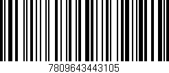 Código de barras (EAN, GTIN, SKU, ISBN): '7809643443105'